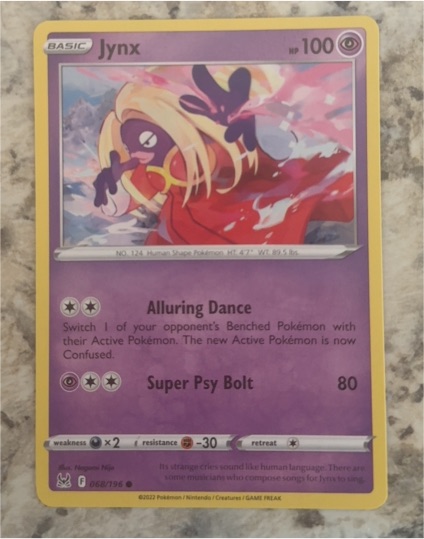 2022 Pokémon SWSH11: Lost Origin #068 Jynx — front