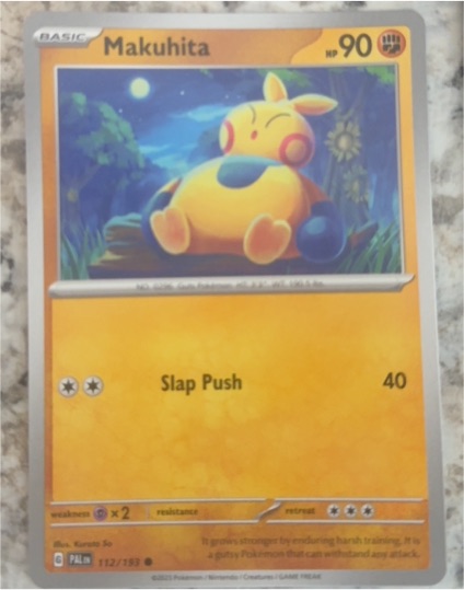 2023 Pokémon SV02: Paldea Evolved #112 Makuhita — front