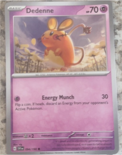 2023 Pokémon SV01: Scarlet & Violet Base Set #094 Dedenne — front