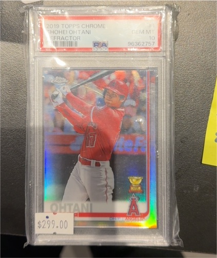2019 Topps Chrome #1 Shohei Ohtani — front