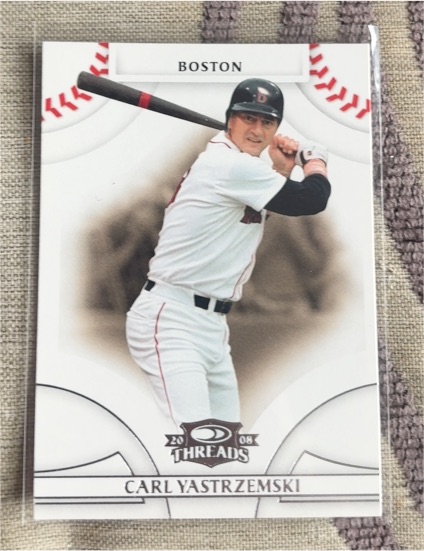 2008 Donruss Threads #6 Carl Yastrzemski — front