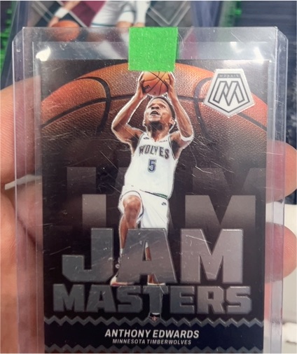 2023-24 Panini Mosaic Jam Masters #17 Anthony Edwards — front