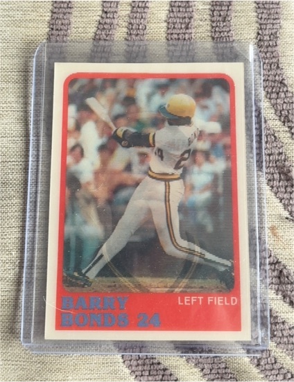 1988 Sportflics #119 Barry Bonds — front