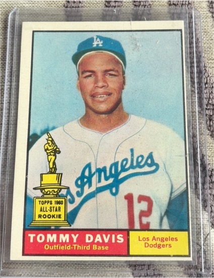 1961 Topps #168 Tommy Davis — front