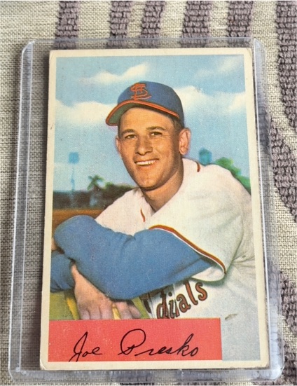1954 Bowman #190 Joe Presko — front