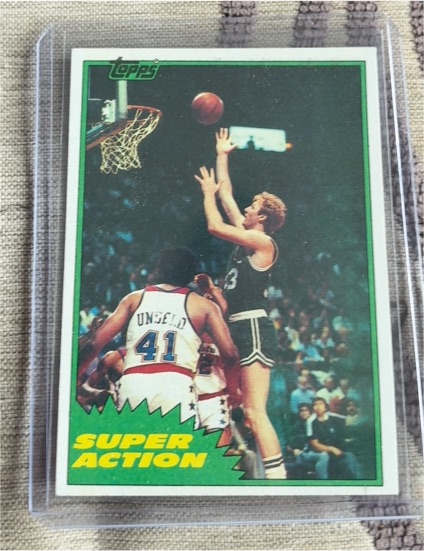 1981 Topps #101 Larry Bird — front