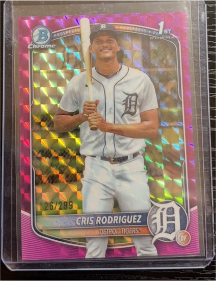 2025 Bowman Chrome #BCP-250 Cris Rodriguez — front
