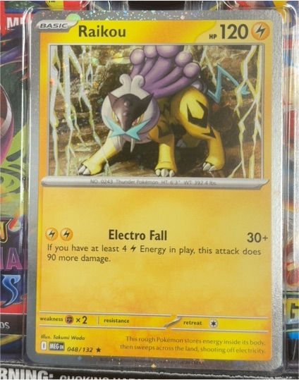 2023 Pokémon ME01: Mega Evolution #048 Raikou — front