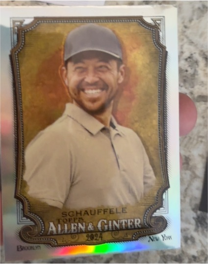 2024 Topps Allen & Ginter #262 Xander Schauffele — front