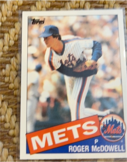 1985 Topps Traded #83T Roger McDowell — front