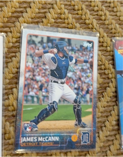 2015 Topps #12 James McCann — front