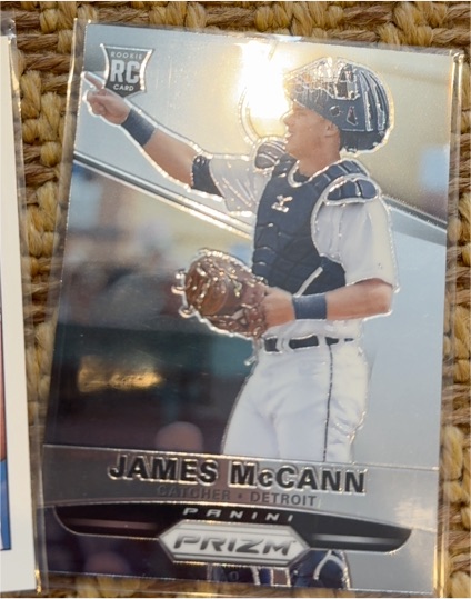 2015 Panini Prizm #191 James McCann — front