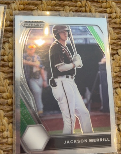 2021 Panini Prizm Draft Picks #PDP27 Jackson Merrill — front