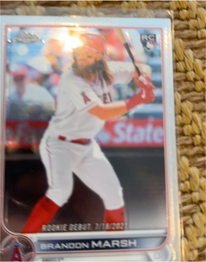 2022 Topps Update #US35 Brandon Marsh — front