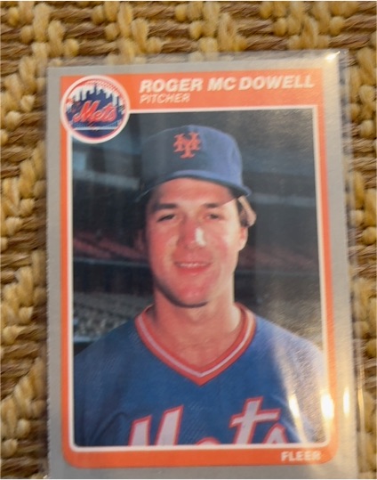 1985 Fleer Update #U-81 Roger McDowell — front