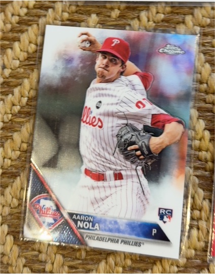 2016 Topps Chrome #114 Aaron Nola — front