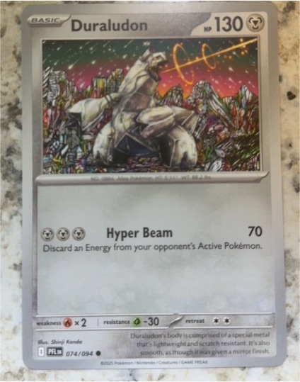 2025 Pokémon ME02 #074 Duraludon — front
