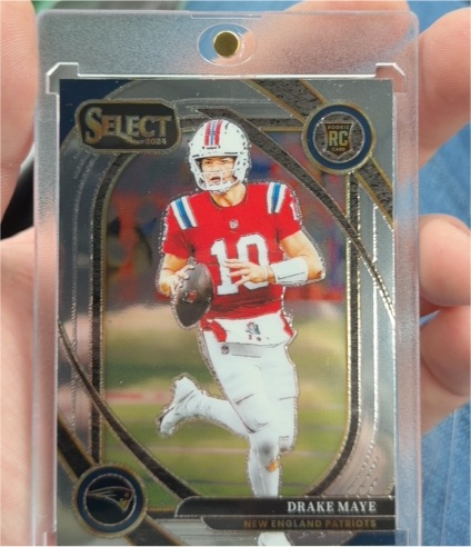 2024 Panini Select Club Level #218 Drake Maye — front