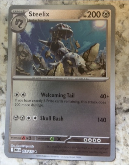 2016 Pokémon ME01: Mega Evolution #093 Steelix — front