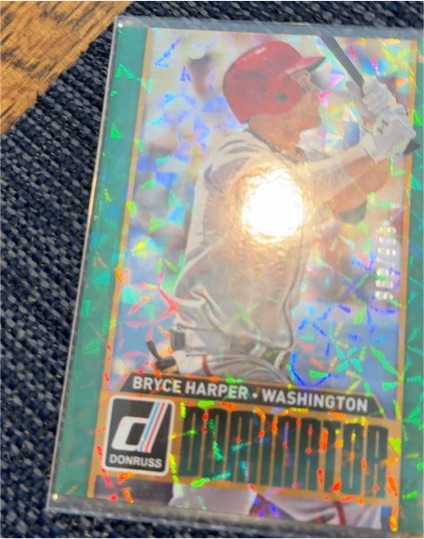 2021 Donruss #DP-1 Bryce Harper — front