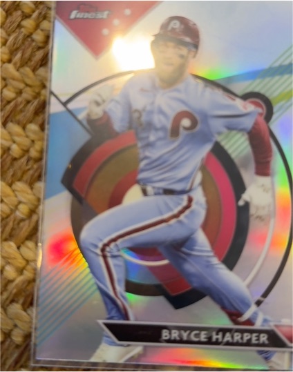 2023 Topps Finest #78 Bryce Harper — front