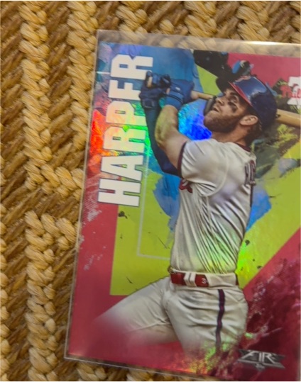 2019 Topps Fire #137 Bryce Harper — front
