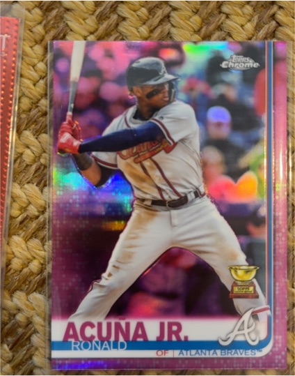 2019 Topps Chrome #117 Ronald Acuna Jr. — front