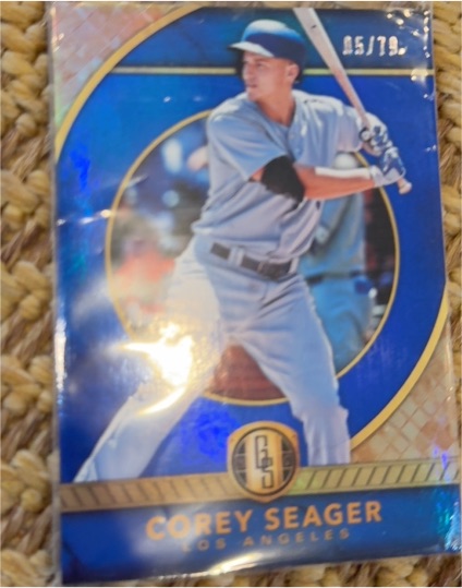 2017 Panini Chronicles Gold Standard Blue #14 Corey Seager — front