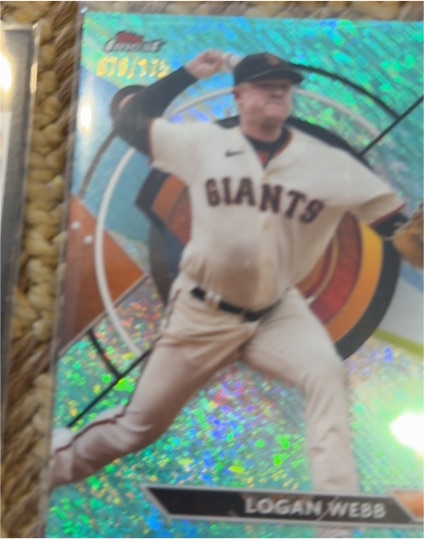2023 Topps Finest #87 Logan Webb — front