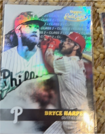 2020 Topps Gold Label #75 Bryce Harper — front
