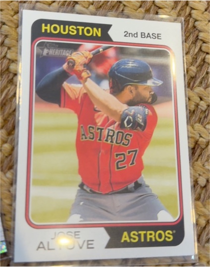 2023 Topps Heritage #461 Jose Altuve Houston Astros — front