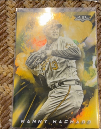 2018 Topps Fire Cannons #C-13 Manny Machado — front