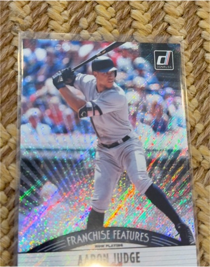 2019 Donruss Franchise Features #FF10 Aaron Judge — front
