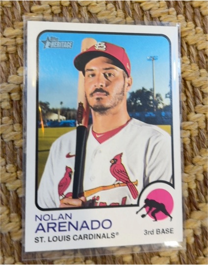 2022 Topps Heritage #416 Nolan Arenado — front
