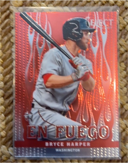 2013 Panini Select En Fuego #EF1 Bryce Harper — front