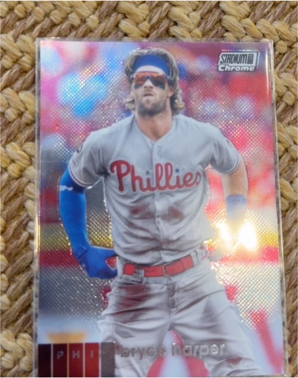 2020 Topps Stadium Club Chrome #30 Bryce Harper — front