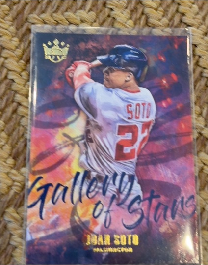 2019 Panini Diamond Kings Gallery of Stars #GS6 Juan Soto — front
