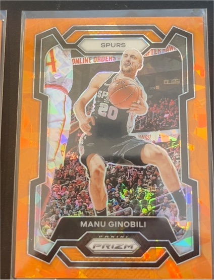 2023-24 Panini Prizm #190 Manu Ginobili — front