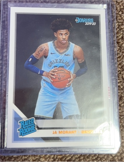 2019-20 Donruss #202 Ja Morant Rated Rookie — front