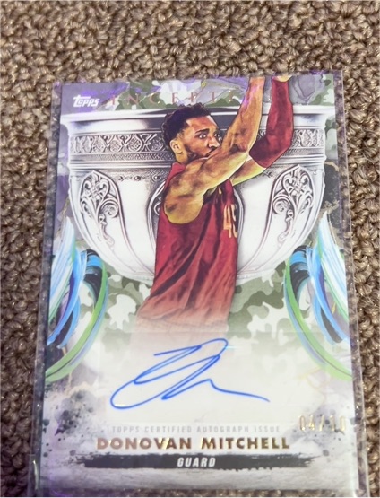 2024-25 Topps Inception Grail Chasing Signatures Donovan Mitchell — front