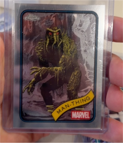 2025 Topps Chrome Marvel #31 Man-Thing — front