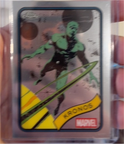 2025 Topps Chrome Marvel #25 Kronos — front