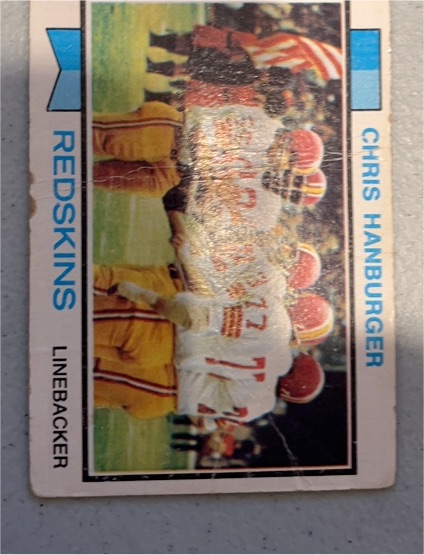1973 Topps #250 Chris Hanburger — front