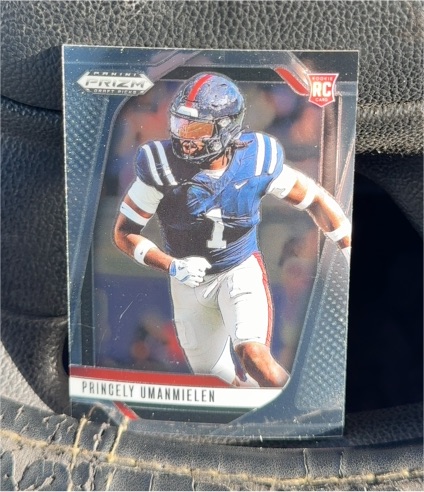 2025 Panini Prizm Draft Picks #92 Princely Umanmielen Rookie — front