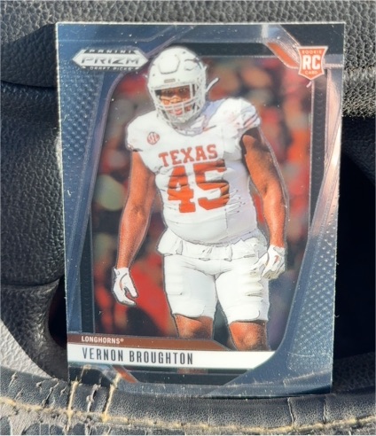 2025 Panini Prizm Draft Picks #125 Vernon Broughton — front