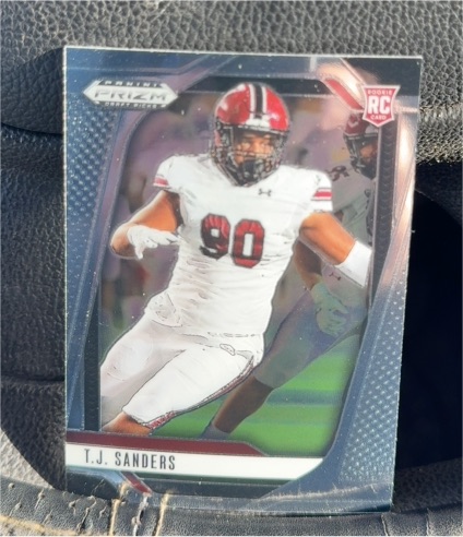 2025 Panini Prizm Draft Picks #112 T.J. Sanders — front