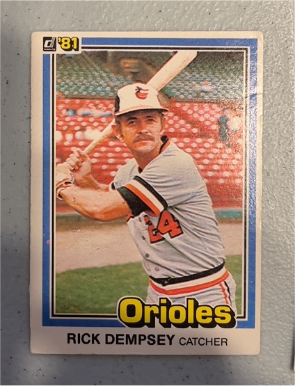 1981 Donruss #113 Rick Dempsey — front