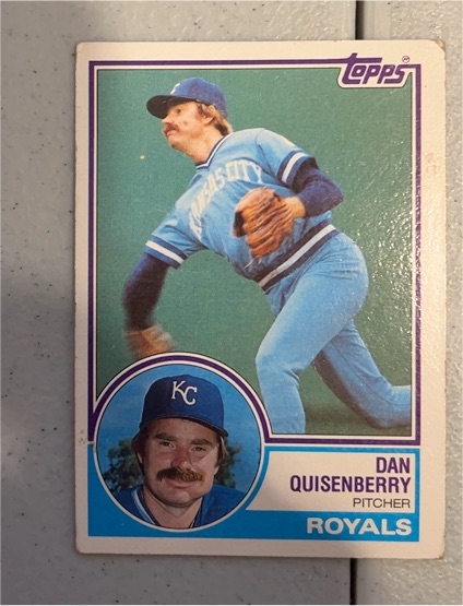 1983 Topps #155 Dan Quisenberry — front