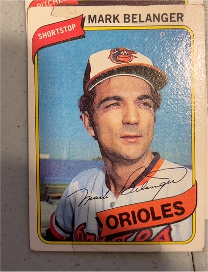 1980 Topps #425 Mark Belanger — front