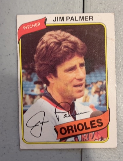 1980 Topps #590 Jim Palmer — front